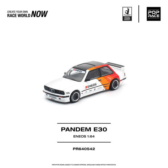 Pop Race - Pandem E30 (ENEOS) 1/64 Scale Diecast Model Car (PR640542)