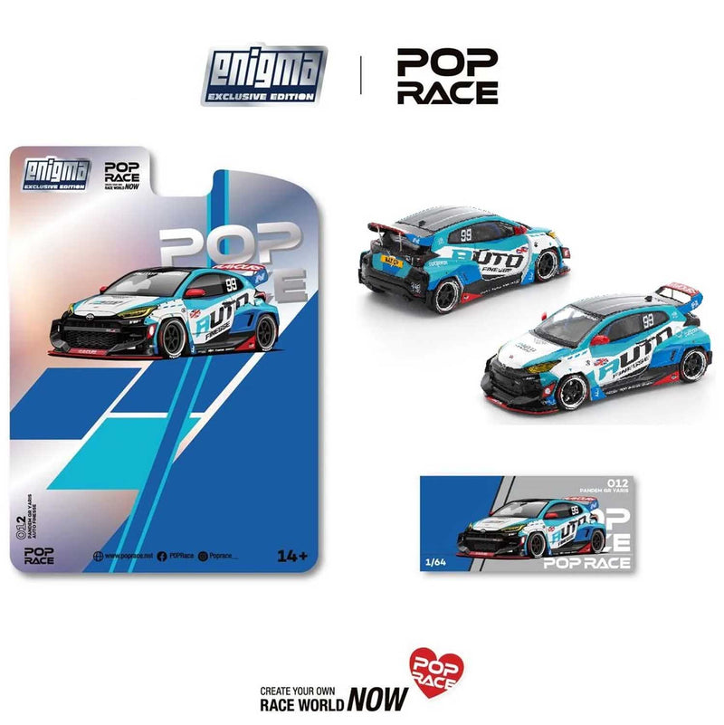 Load image into Gallery viewer, Pop Race - Pandem GR Yaris (Auto Finesse) (Enigma Exclusive Edition) 1/64 Scale Diecast Model Car (PRE012)
