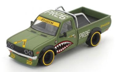 Pop Race - Pandem 620 (Fighter Green) (Enigma Exclusive Edition) 1/64 Scale Diecast Model Car (PRE029)