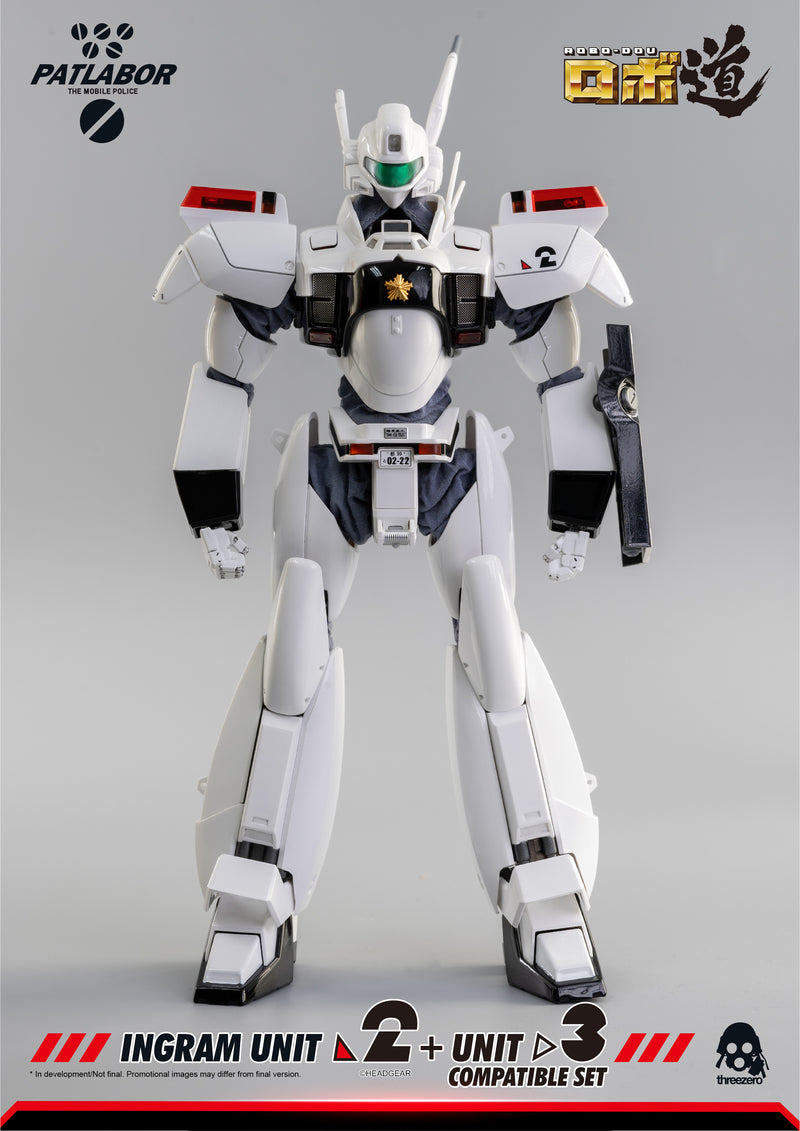 Load image into Gallery viewer, Threezero - ROBO-DOU Mobile Police Patlabor - Ingram Unit 2 + Unit 3 Compatible Set (Reissue)
