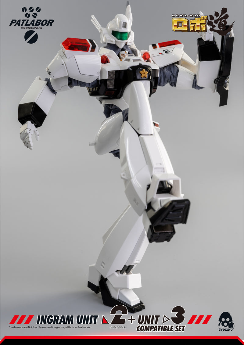 Load image into Gallery viewer, Threezero - ROBO-DOU Mobile Police Patlabor - Ingram Unit 2 + Unit 3 Compatible Set (Reissue)
