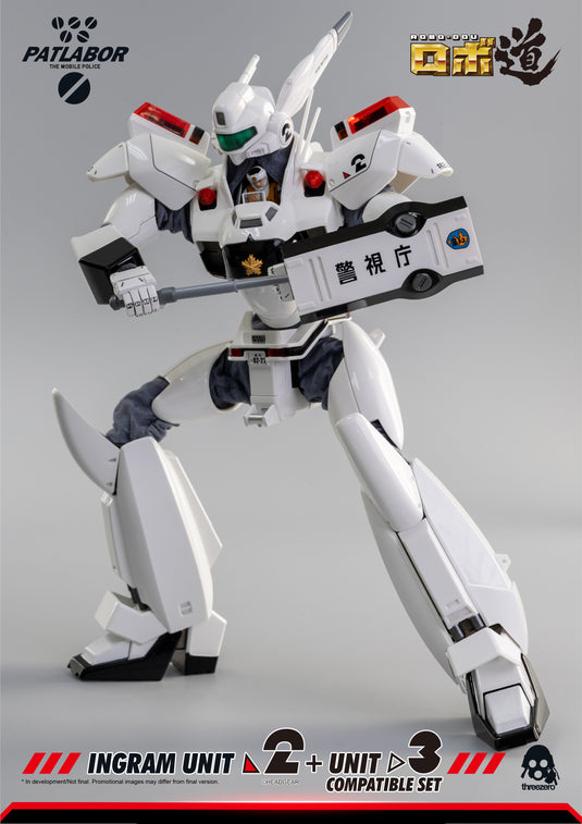 Threezero - ROBO-DOU Mobile Police Patlabor - Ingram Unit 2 + Unit 3 Compatible Set (Reissue)