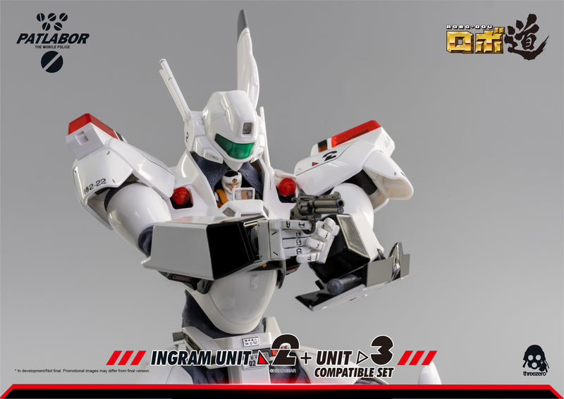 Load image into Gallery viewer, Threezero - ROBO-DOU Mobile Police Patlabor - Ingram Unit 2 + Unit 3 Compatible Set (Reissue)
