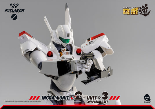 Threezero - ROBO-DOU Mobile Police Patlabor - Ingram Unit 2 + Unit 3 Compatible Set (Reissue)