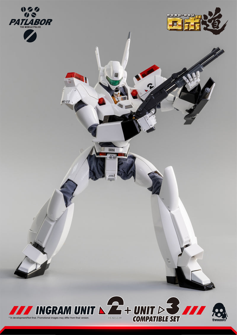 Load image into Gallery viewer, Threezero - ROBO-DOU Mobile Police Patlabor - Ingram Unit 2 + Unit 3 Compatible Set (Reissue)
