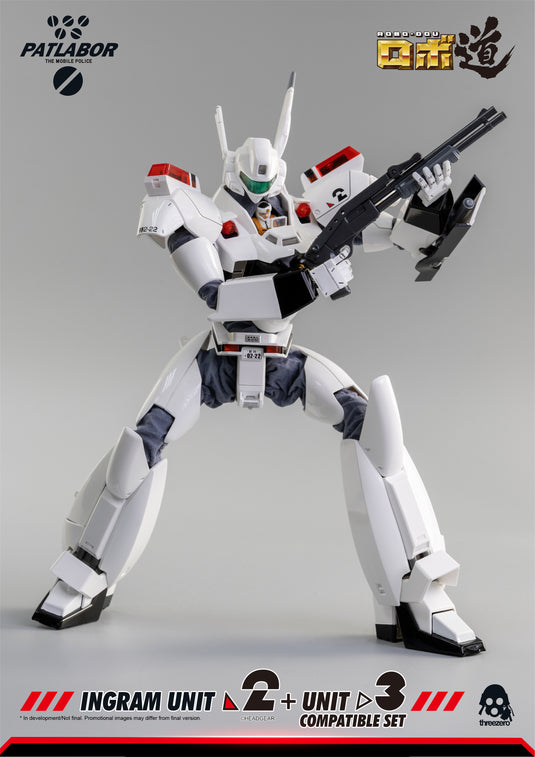 Threezero - ROBO-DOU Mobile Police Patlabor - Ingram Unit 2 + Unit 3 Compatible Set (Reissue)