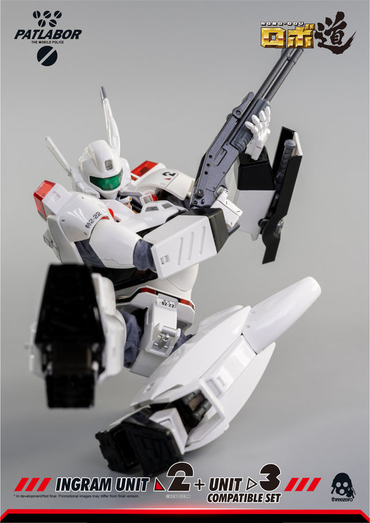 Threezero - ROBO-DOU Mobile Police Patlabor - Ingram Unit 2 + Unit 3 Compatible Set (Reissue)