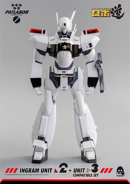 Threezero - ROBO-DOU Mobile Police Patlabor - Ingram Unit 2 + Unit 3 Compatible Set (Reissue)