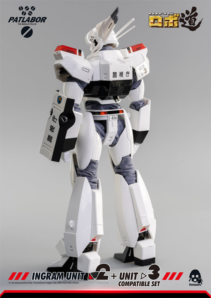 Load image into Gallery viewer, Threezero - ROBO-DOU Mobile Police Patlabor - Ingram Unit 2 + Unit 3 Compatible Set (Reissue)
