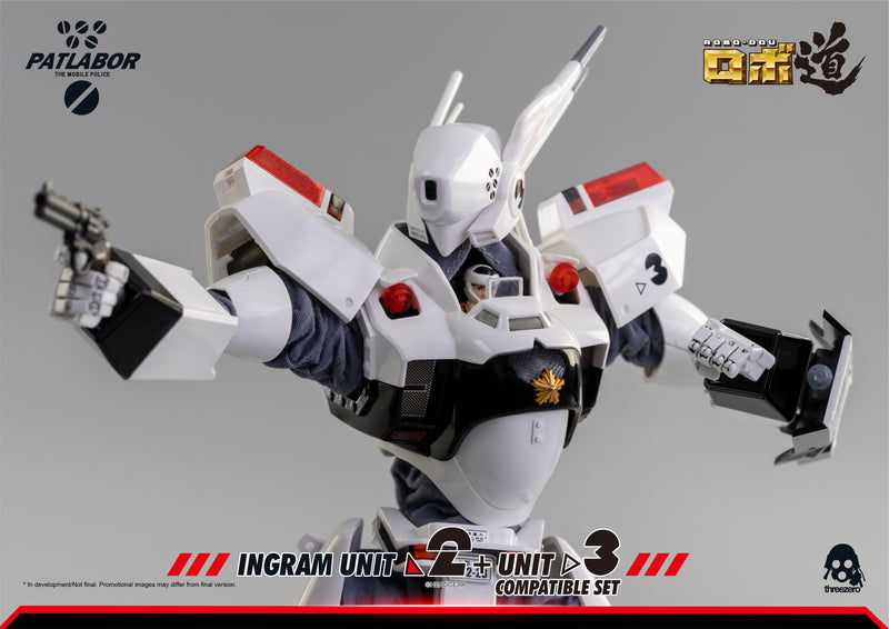 Load image into Gallery viewer, Threezero - ROBO-DOU Mobile Police Patlabor - Ingram Unit 2 + Unit 3 Compatible Set (Reissue)
