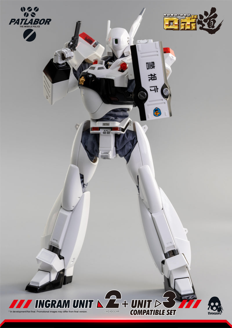 Load image into Gallery viewer, Threezero - ROBO-DOU Mobile Police Patlabor - Ingram Unit 2 + Unit 3 Compatible Set (Reissue)
