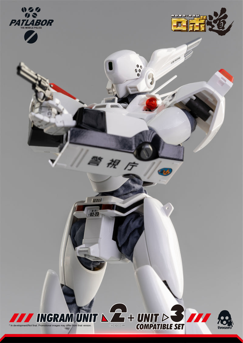 Load image into Gallery viewer, Threezero - ROBO-DOU Mobile Police Patlabor - Ingram Unit 2 + Unit 3 Compatible Set (Reissue)
