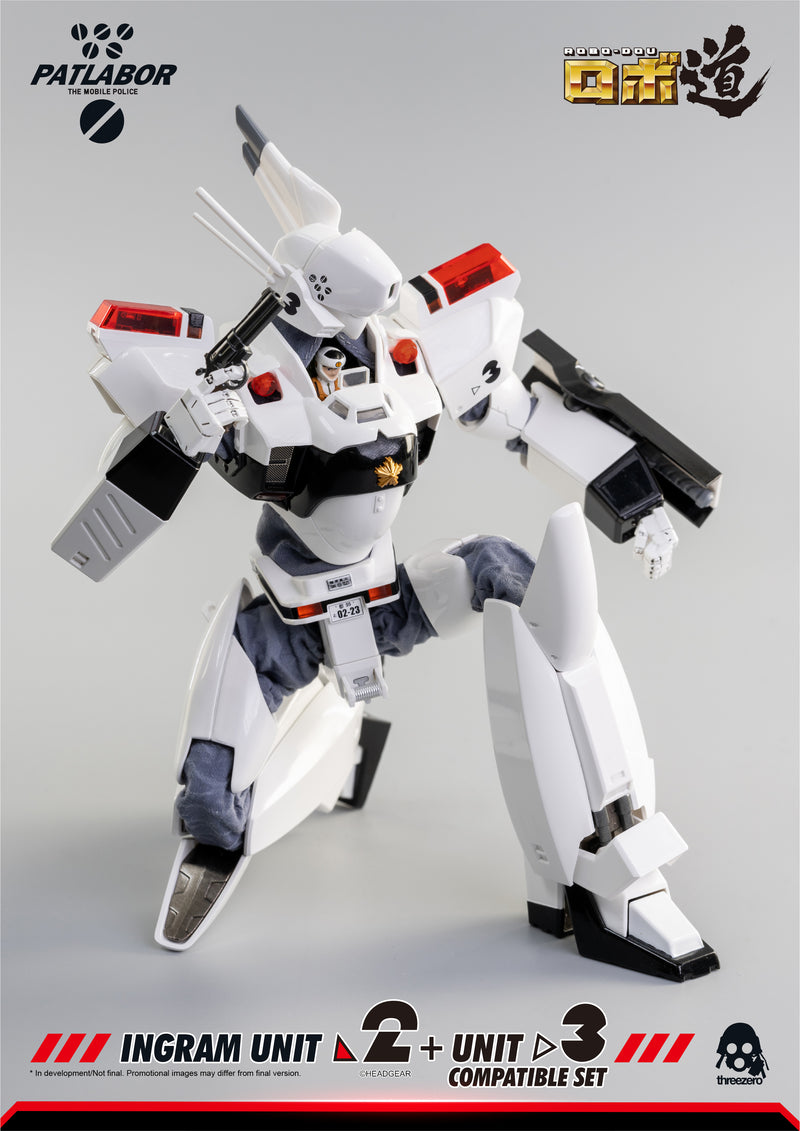 Load image into Gallery viewer, Threezero - ROBO-DOU Mobile Police Patlabor - Ingram Unit 2 + Unit 3 Compatible Set (Reissue)
