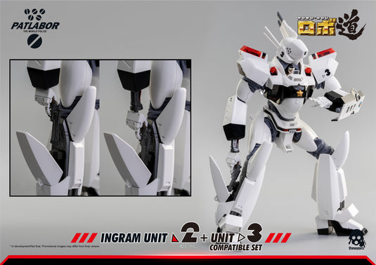 Threezero - ROBO-DOU Mobile Police Patlabor - Ingram Unit 2 + Unit 3 Compatible Set (Reissue)