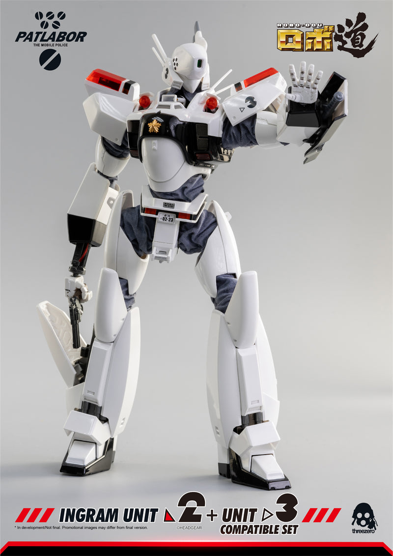 Load image into Gallery viewer, Threezero - ROBO-DOU Mobile Police Patlabor - Ingram Unit 2 + Unit 3 Compatible Set (Reissue)
