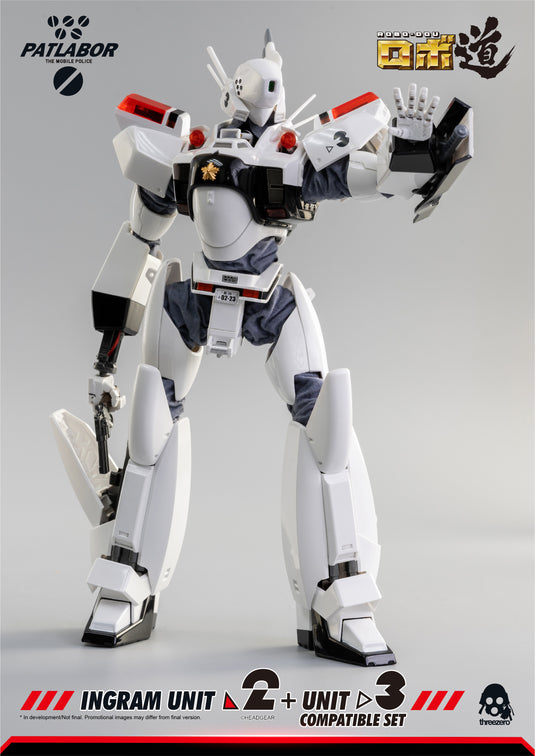 Threezero - ROBO-DOU Mobile Police Patlabor - Ingram Unit 2 + Unit 3 Compatible Set (Reissue)