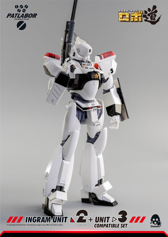 Threezero - ROBO-DOU Mobile Police Patlabor - Ingram Unit 2 + Unit 3 Compatible Set (Reissue)