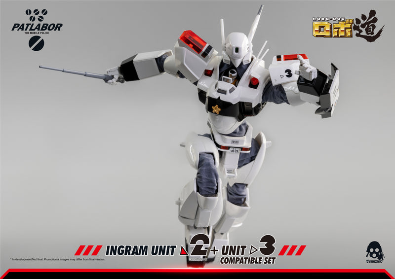 Load image into Gallery viewer, Threezero - ROBO-DOU Mobile Police Patlabor - Ingram Unit 2 + Unit 3 Compatible Set (Reissue)
