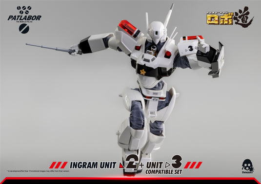 Threezero - ROBO-DOU Mobile Police Patlabor - Ingram Unit 2 + Unit 3 Compatible Set (Reissue)