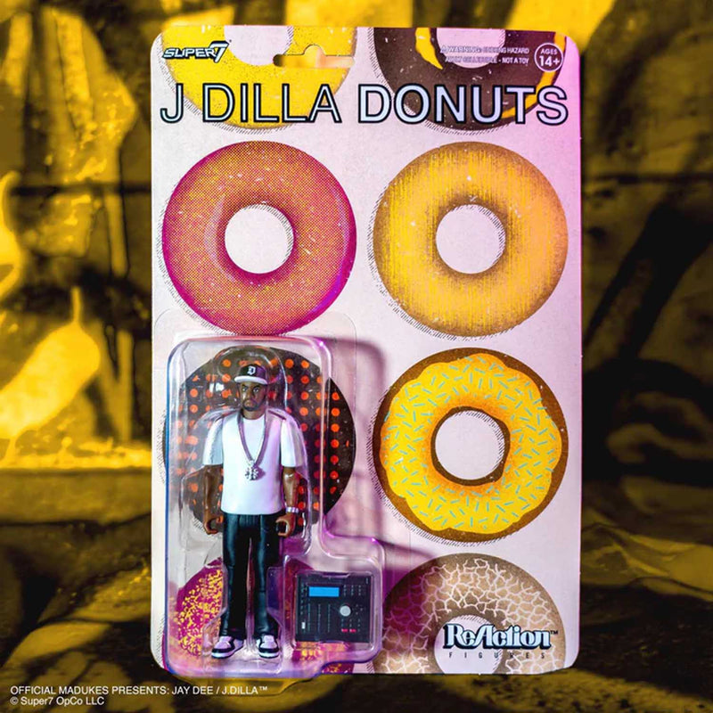 Load image into Gallery viewer, Super 7 - J Dilla ReAction: J Dilla (Donuts Album Cover)
