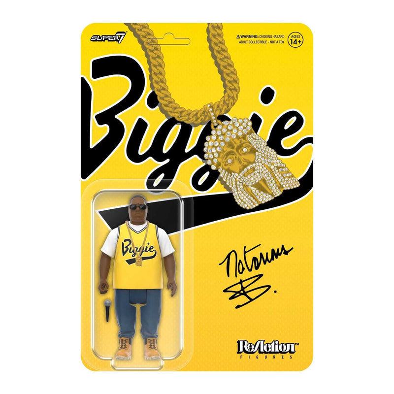 Load image into Gallery viewer, Super 7 - The Notorious B.I.G. ReAction: The Notorious B.I.G. (Yellow Jersey)
