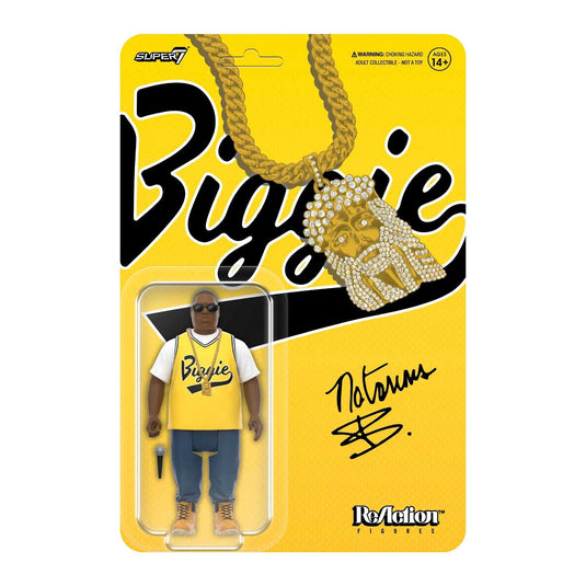 Super 7 - The Notorious B.I.G. ReAction: The Notorious B.I.G. (Yellow Jersey)