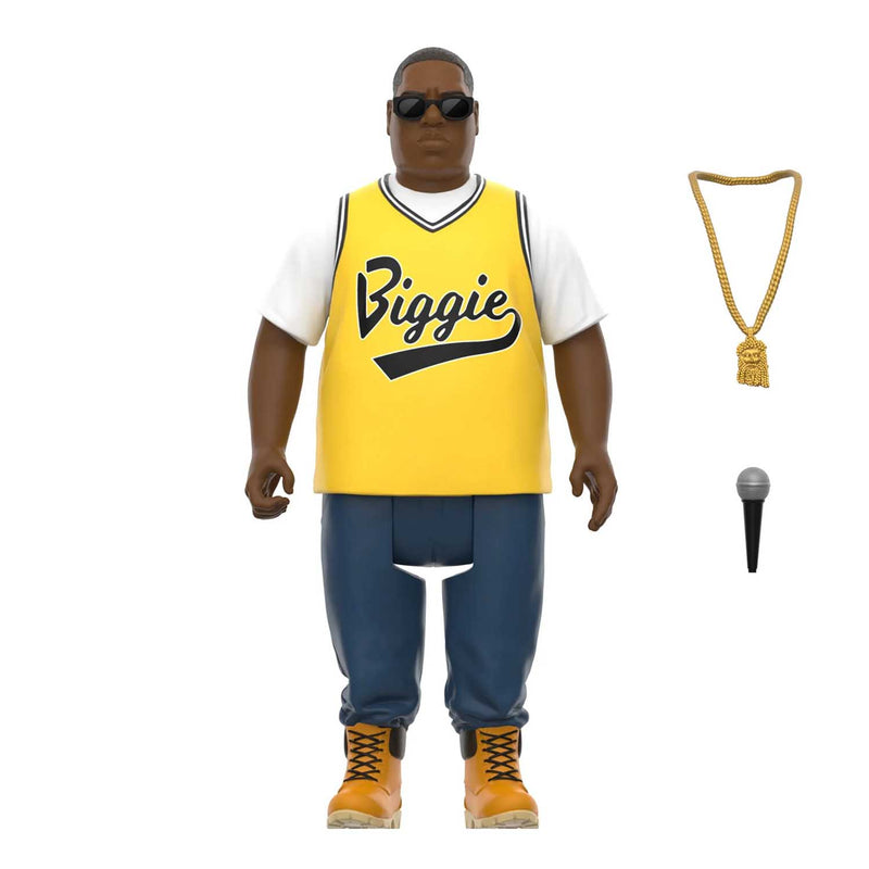 Load image into Gallery viewer, Super 7 - The Notorious B.I.G. ReAction: The Notorious B.I.G. (Yellow Jersey)
