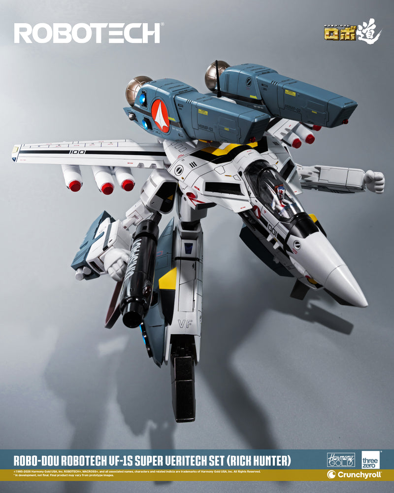 Load image into Gallery viewer, Threezero - ROBO-DOU Robotech - VF-1S Super Veritech Set (Rick Hunter)
