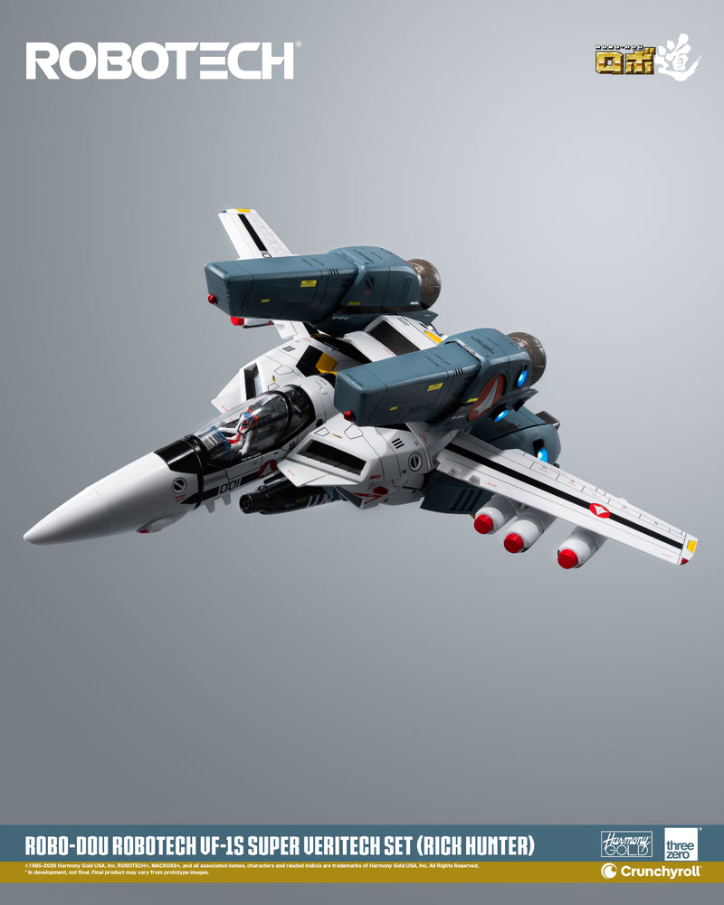 Load image into Gallery viewer, Threezero - ROBO-DOU Robotech - VF-1S Super Veritech Set (Rick Hunter)
