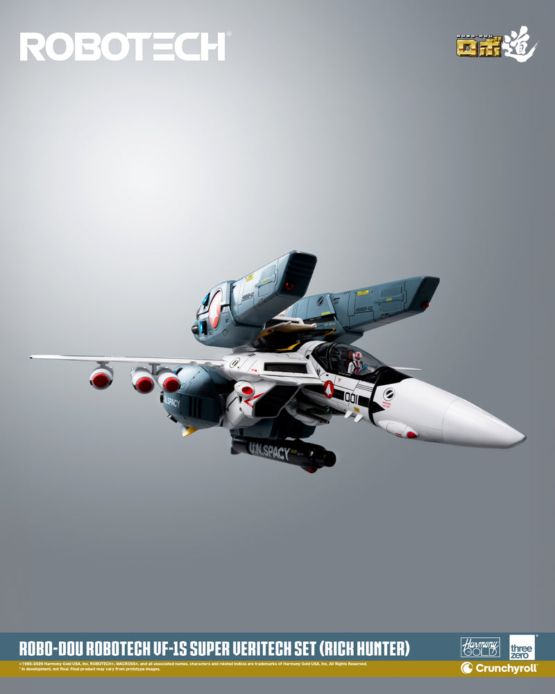 Load image into Gallery viewer, Threezero - ROBO-DOU Robotech - VF-1S Super Veritech Set (Rick Hunter)
