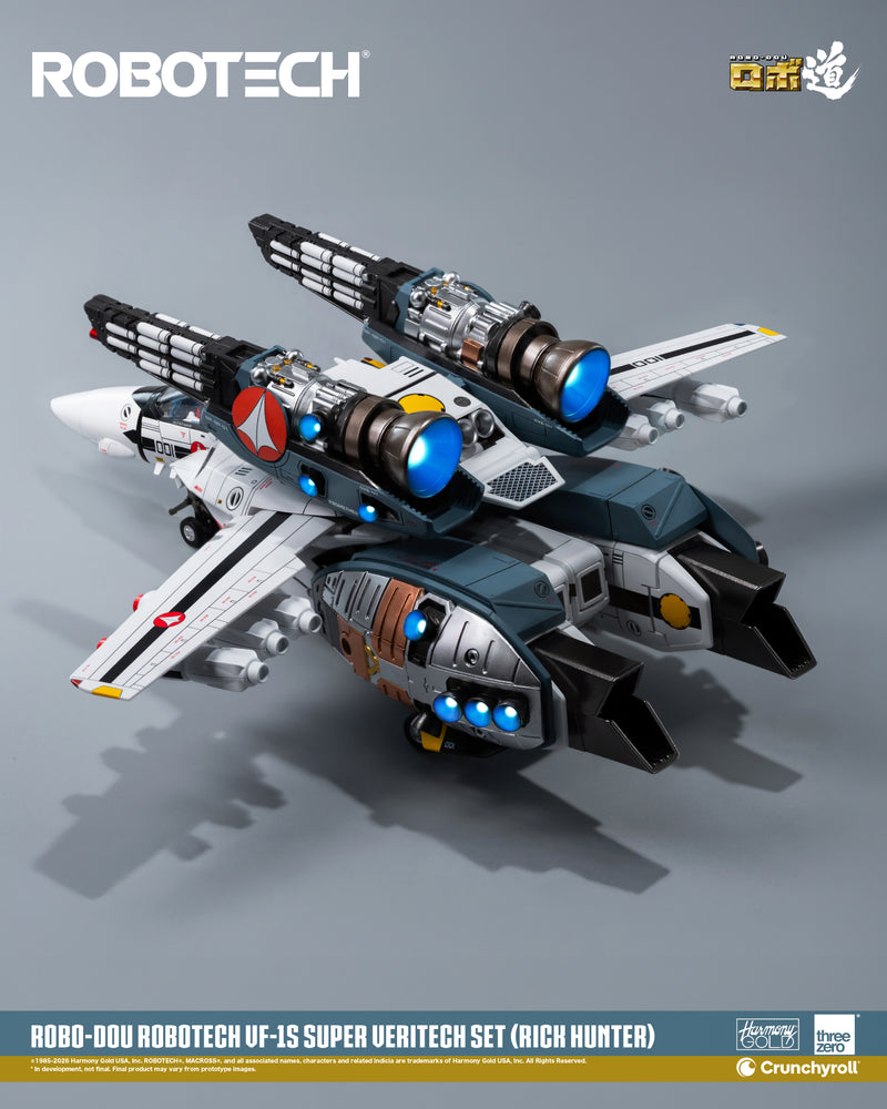 Load image into Gallery viewer, Threezero - ROBO-DOU Robotech - VF-1S Super Veritech Set (Rick Hunter)
