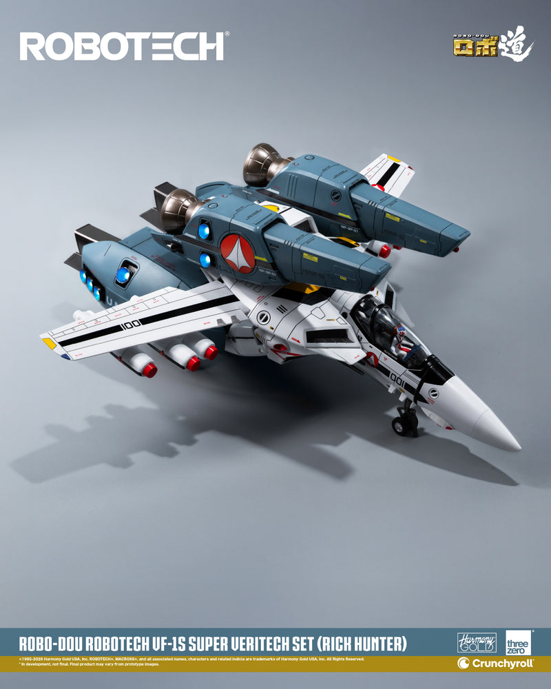 Load image into Gallery viewer, Threezero - ROBO-DOU Robotech - VF-1S Super Veritech Set (Rick Hunter)

