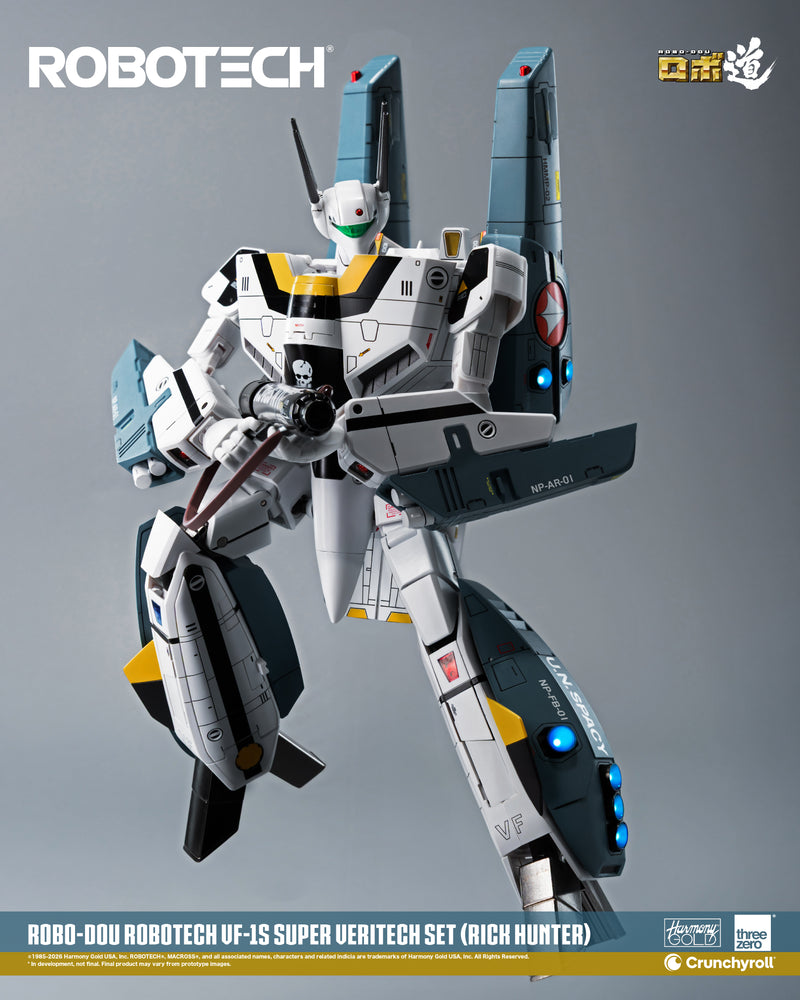 Load image into Gallery viewer, Threezero - ROBO-DOU Robotech - VF-1S Super Veritech Set (Rick Hunter)
