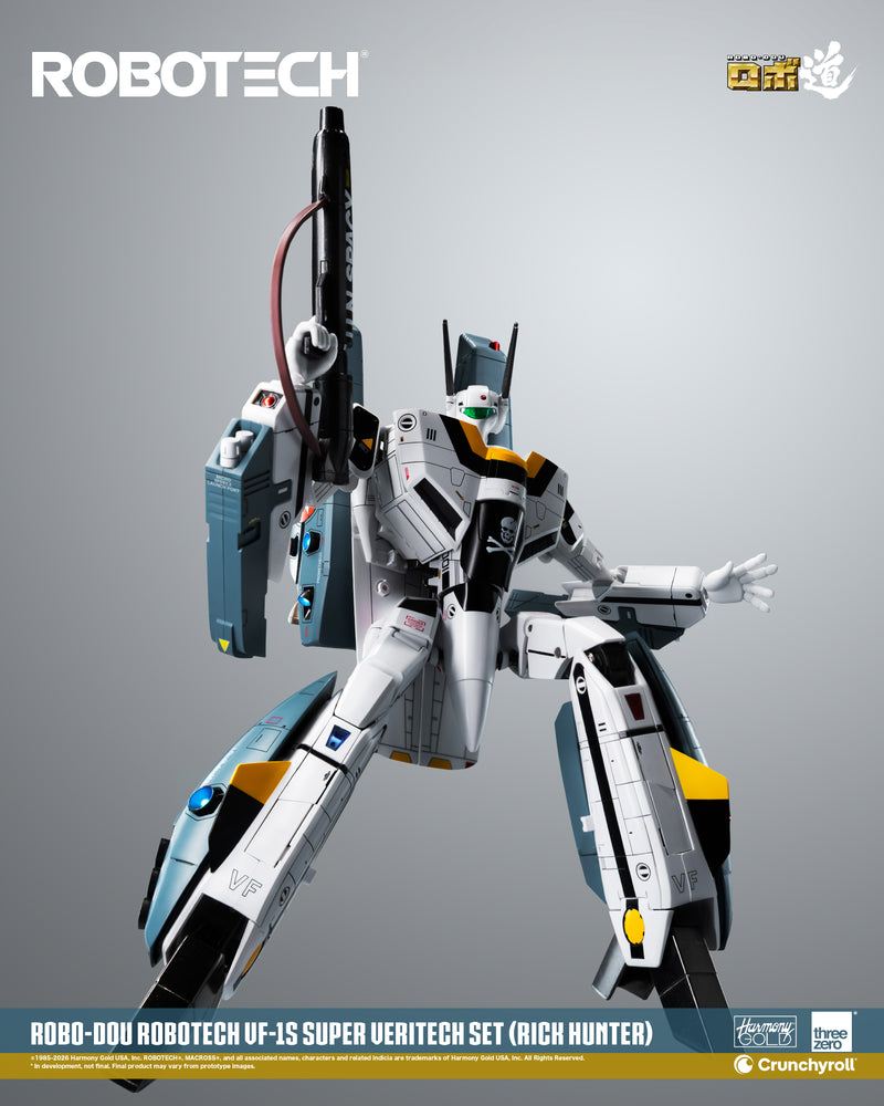 Load image into Gallery viewer, Threezero - ROBO-DOU Robotech - VF-1S Super Veritech Set (Rick Hunter)
