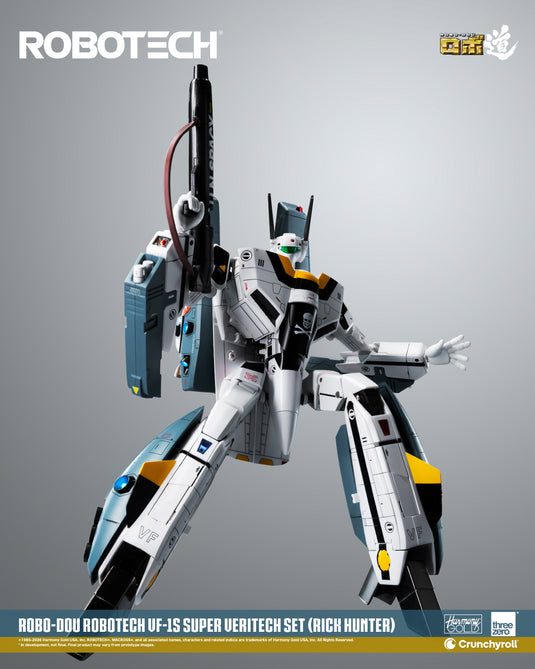 sait333　HUAN　NI　２セット Threezero - ROBO-DOU Robotech - VF-1S Super Veritech Set (Rick