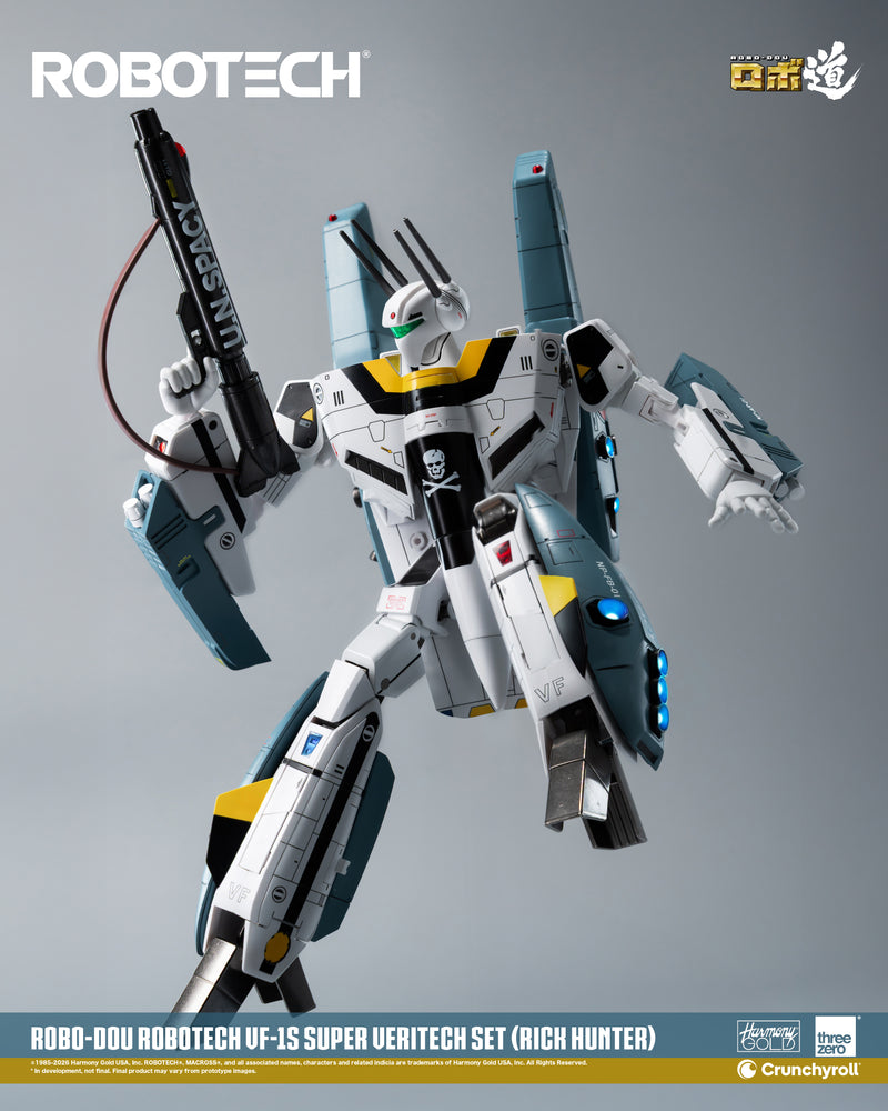 Load image into Gallery viewer, Threezero - ROBO-DOU Robotech - VF-1S Super Veritech Set (Rick Hunter)

