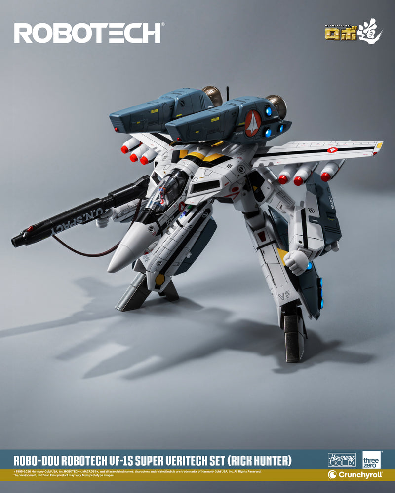 Load image into Gallery viewer, Threezero - ROBO-DOU Robotech - VF-1S Super Veritech Set (Rick Hunter)
