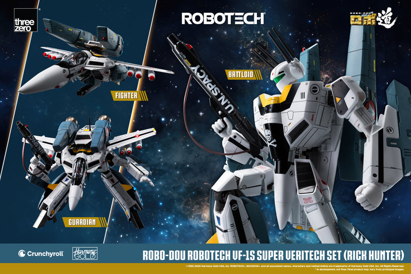 Load image into Gallery viewer, Threezero - ROBO-DOU Robotech - VF-1S Super Veritech Set (Rick Hunter)
