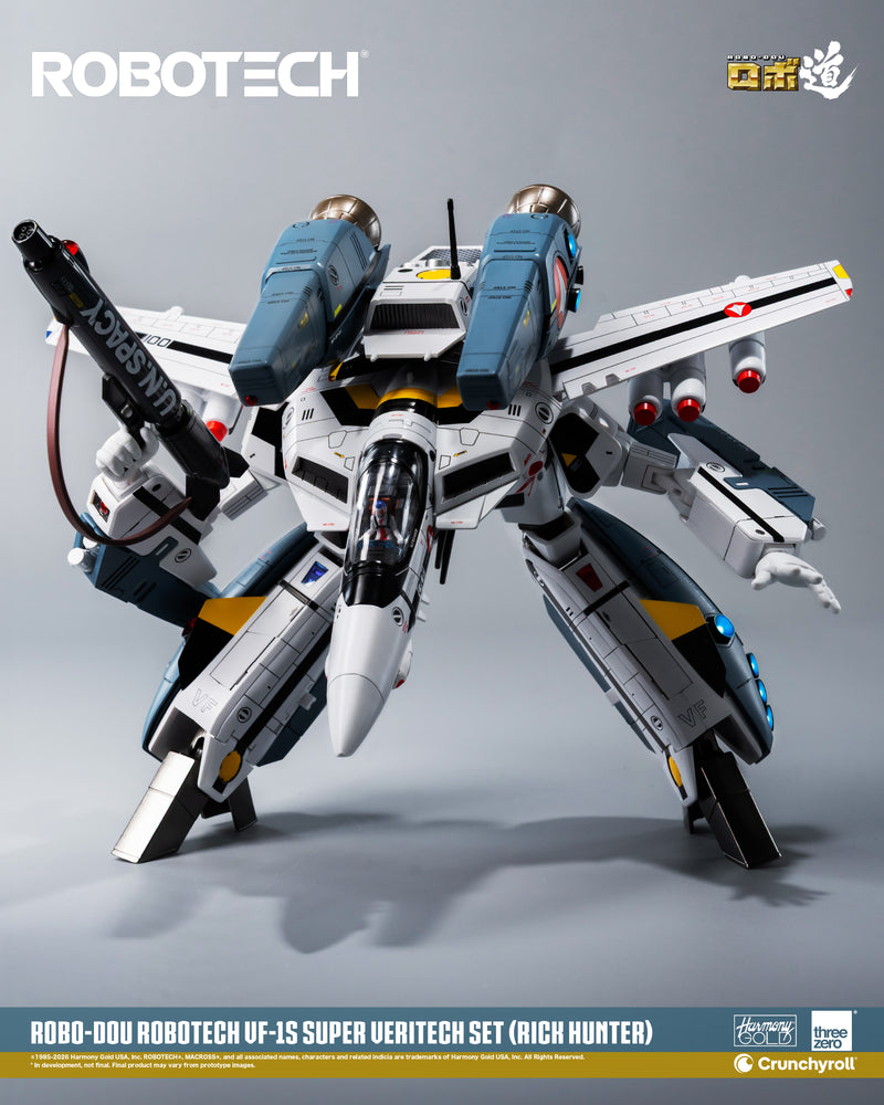 Load image into Gallery viewer, Threezero - ROBO-DOU Robotech - VF-1S Super Veritech Set (Rick Hunter)
