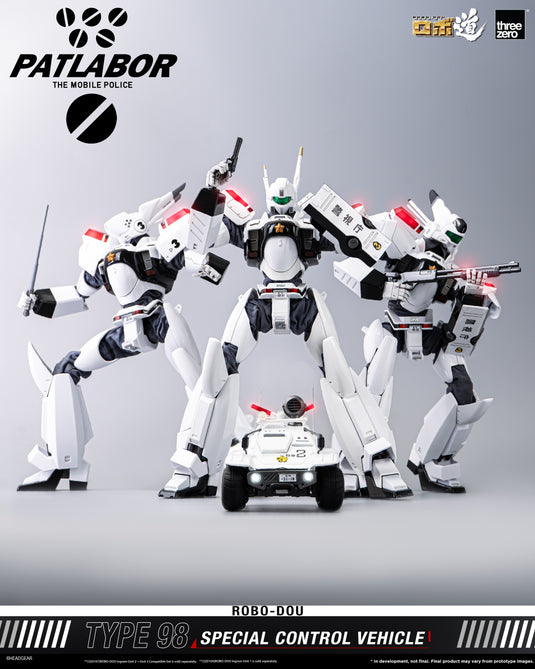Threezero - ROBO-DOU Mobile Police Patlabor - Type 98 Special Control Vehicle