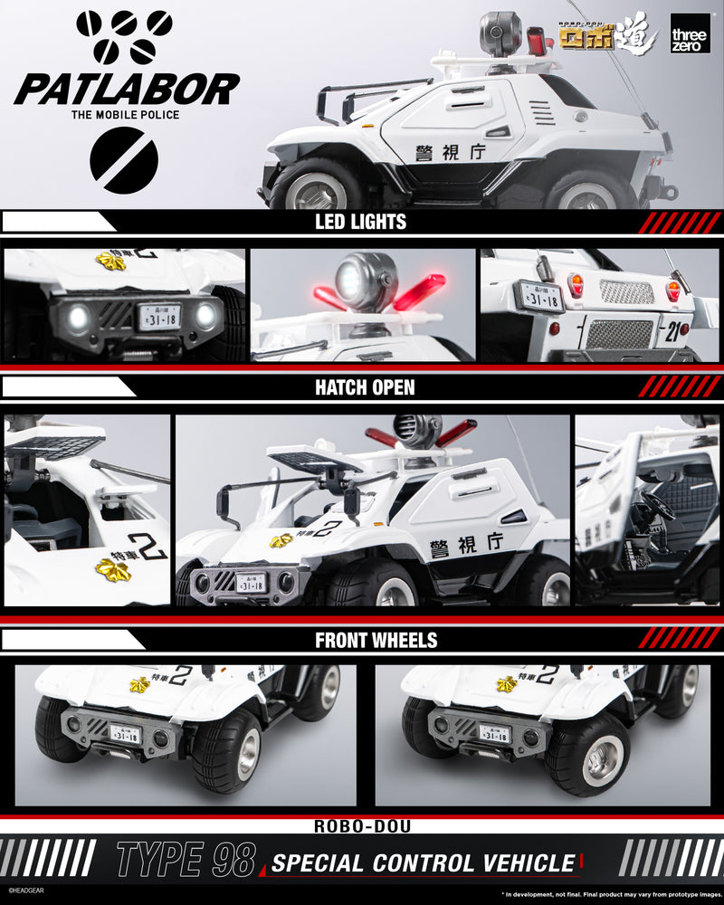 Load image into Gallery viewer, Threezero - ROBO-DOU Mobile Police Patlabor - Type 98 Special Control Vehicle
