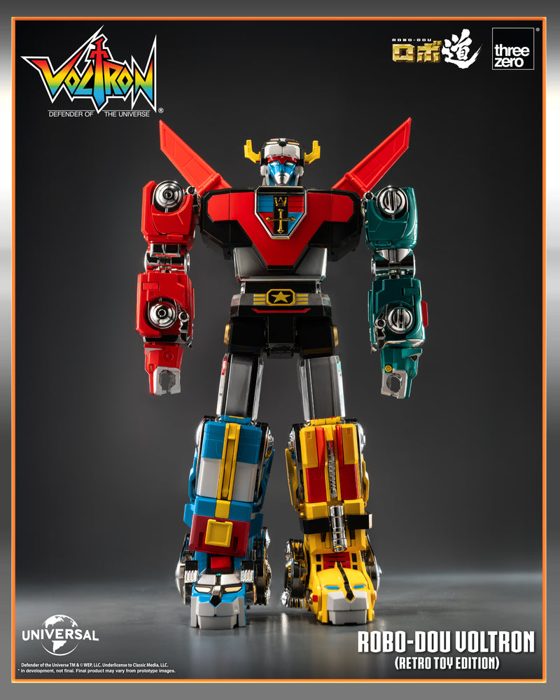 Load image into Gallery viewer, Threezero - ROBO-DOU Voltron Defender of the Universe: Voltron (Retro Toy Edition)
