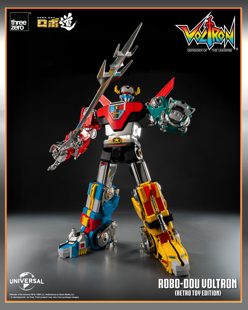 Load image into Gallery viewer, Threezero - ROBO-DOU Voltron Defender of the Universe: Voltron (Retro Toy Edition)
