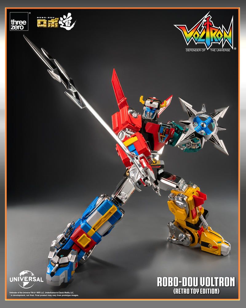 Load image into Gallery viewer, Threezero - ROBO-DOU Voltron Defender of the Universe: Voltron (Retro Toy Edition)
