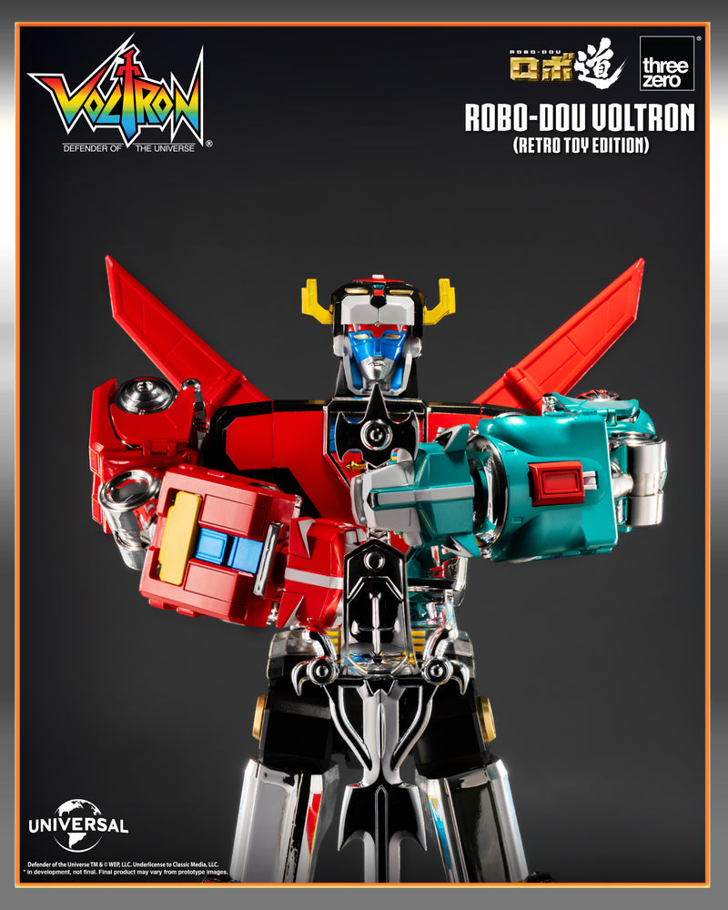 Load image into Gallery viewer, Threezero - ROBO-DOU Voltron Defender of the Universe: Voltron (Retro Toy Edition)
