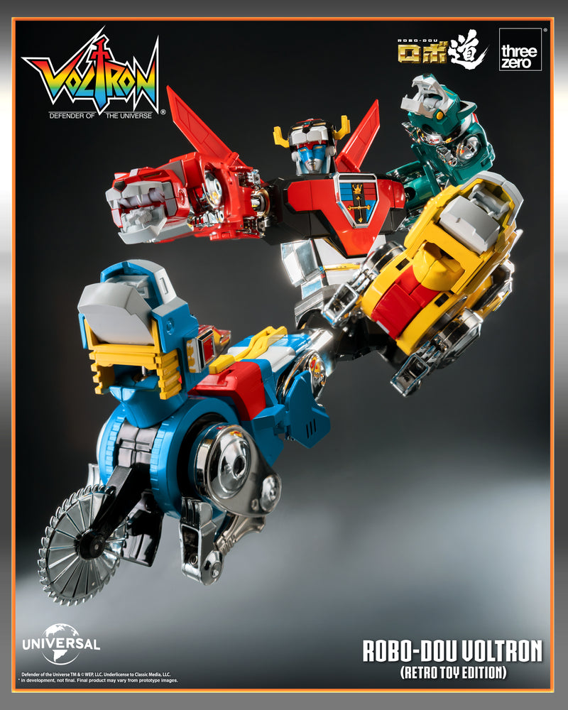 Load image into Gallery viewer, Threezero - ROBO-DOU Voltron Defender of the Universe: Voltron (Retro Toy Edition)
