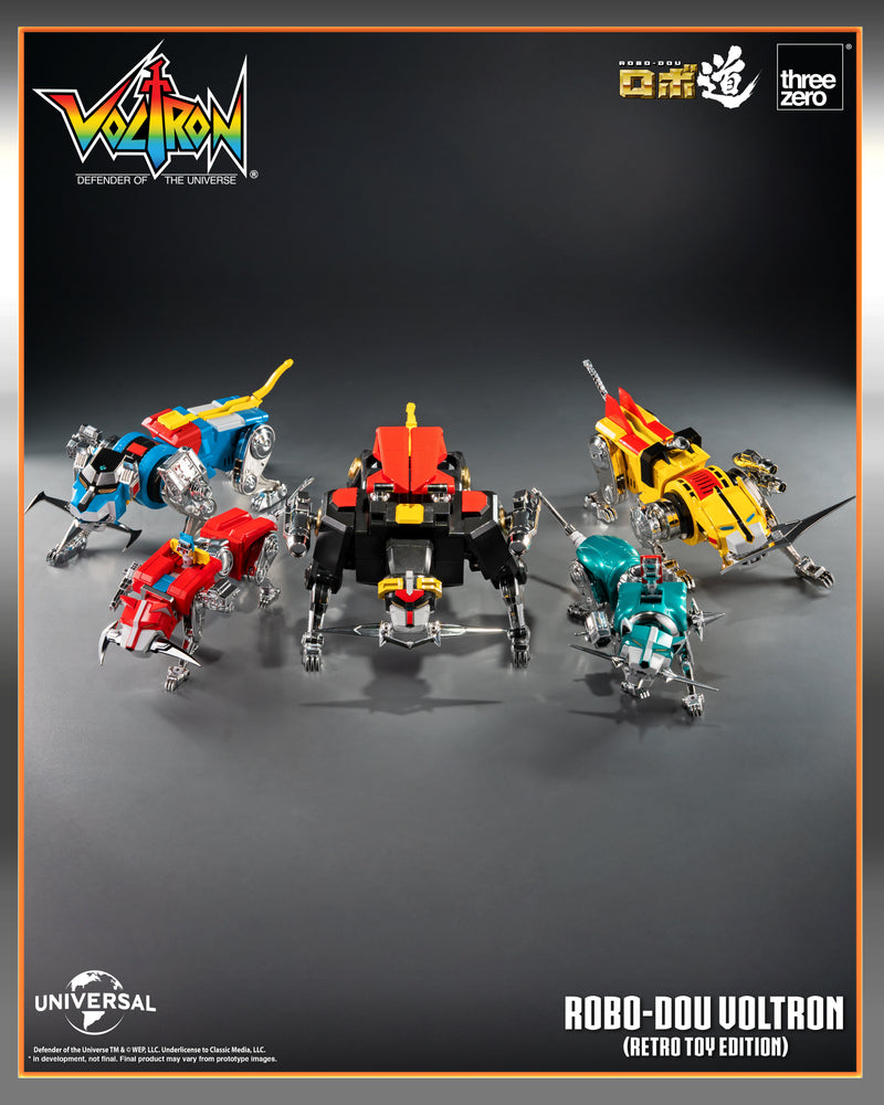Load image into Gallery viewer, Threezero - ROBO-DOU Voltron Defender of the Universe: Voltron (Retro Toy Edition)
