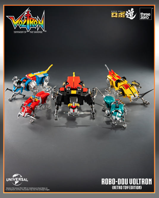 Threezero - ROBO-DOU Voltron Defender of the Universe: Voltron (Retro Toy Edition)
