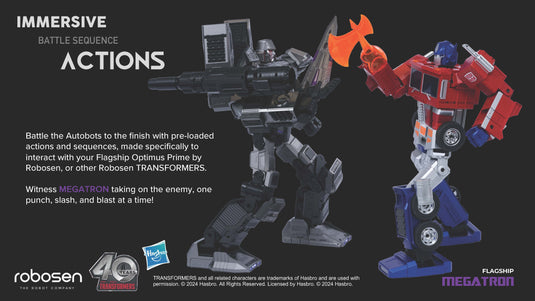 Robosen - Transformers - Flagship Megatron Auto-Converting Robot