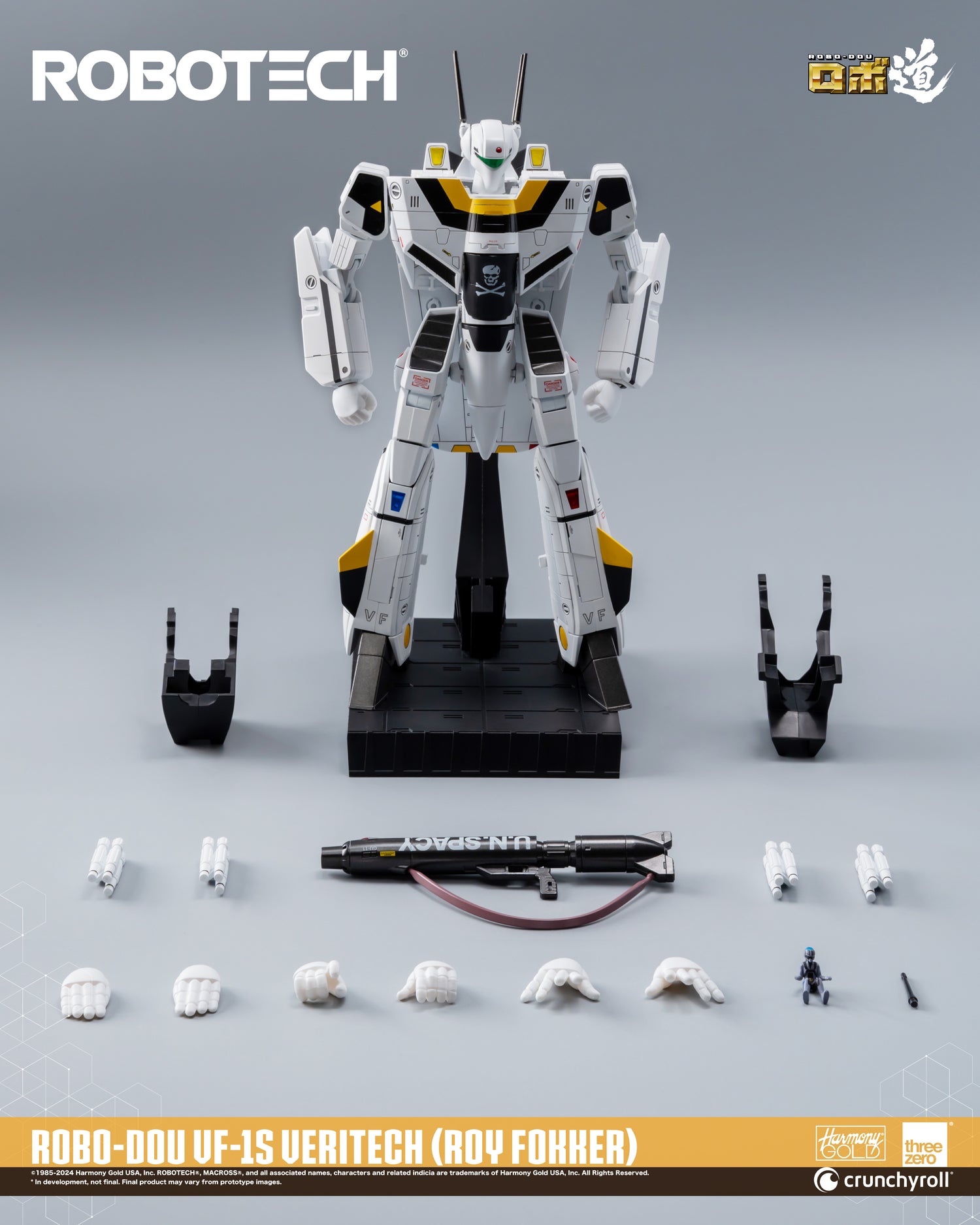 Threezero - ROBO-DOU Robotech - VF-1S Veritech (Roy Fokker) – Ages ...